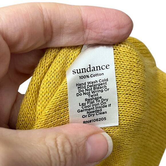 NEW Sundance Samantha V Neck Sweater Large Inside Out Look Boho Casual Cotton - Picture 7 of 9